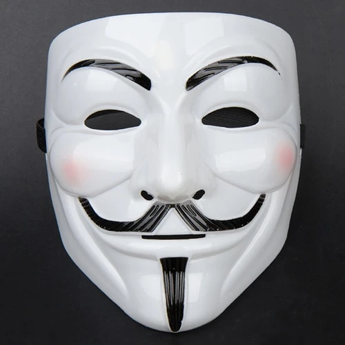Anonymous maska Vendetta - bela