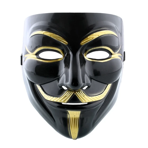 Anonymous maska Vendetta - črna
