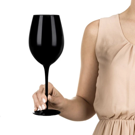 Ogromen vinski kozarec diVinto - črni