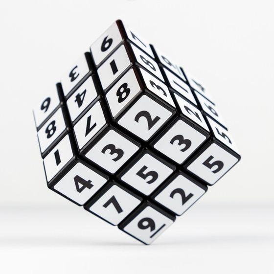 Sudoku kocka - bela