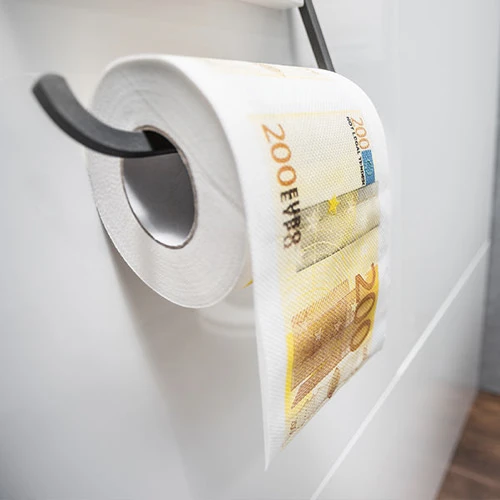 Toaletni papir 200 evrov